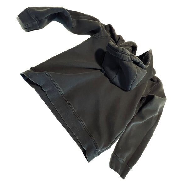 Juicy Couture Women's Hoodie "It's Me Juicy!" Graphic Size M Black WORN BLEACHED - Picture 6 of 8